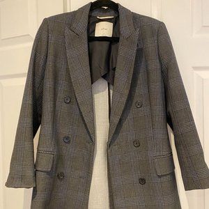 Aritzia Wilfred houndstooth blazer